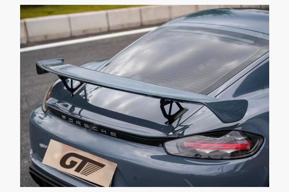 Porsche Boxster/Cayman 982 (718) 2016- рр. Спойлер карбоновий GT4 Image