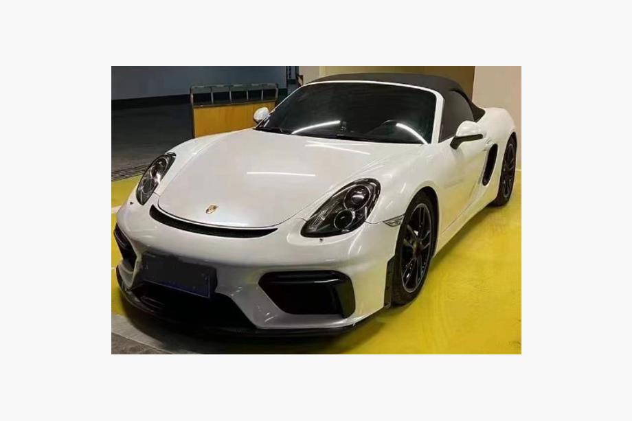 Porsche Boxster/Cayman 981 2013-2016 рр. Передній бампер в зборі (в стилі 982 GT4) Фото 1
