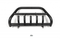 Mercedes Sprinter W907/W910 2018- рр. Кенгурятник WT003 Black (нерж) фото 1