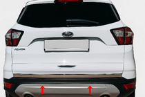 Ford Kuga/Escape 2013-2019 рр. Кромка багажника (нерж.) фото 3