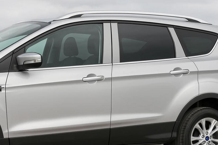 Ford Kuga/Escape 2013-2019 рр. Молдинг дверних стійок (нерж.) Image