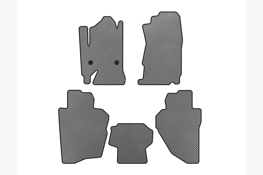 Chevrolet Silverado 2013-2019 рр. Килимки EVA (Сірий) Image