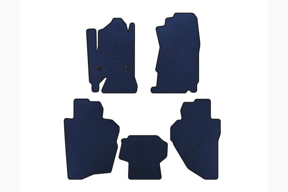 Chevrolet Silverado 2013-2019 рр. Килимки EVA (Синій) Image