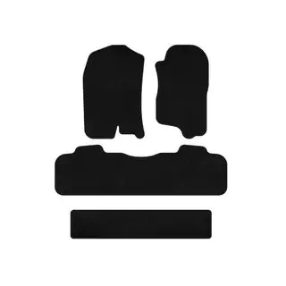 Килимки текстильні Premium (3 ряди, 2007-2014, Чорний) фото 1