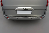 Ford Custom 2013-2022 рр. Хром планка над номером (під камеру, нерж.) фото 1