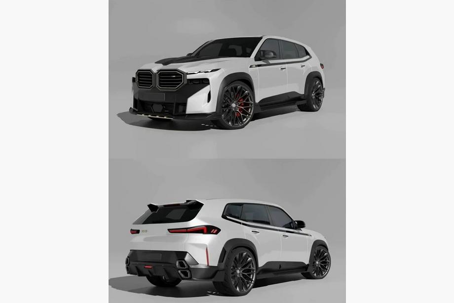 BMW XM G09 2022- рр. Комплект обвісів RNG-Style Carbon Фото 10