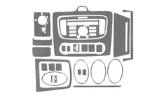 Ford Focus II 2008-2011 рр. Накладки на панель Clima (Maxi-set, Карбон) фото 1