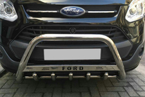 Ford Custom 2013-2022 рр. Кенгурятник WT004 (нерж.) фото 1