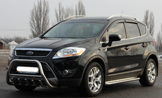 Ford Kuga 2008-2013 рр. Кенгурятник WT003 (нерж.) фото 2