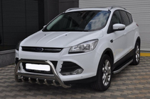 Ford Kuga/Escape 2013-2019 рр. Кенгурятник WT003 (нерж.) фото 2