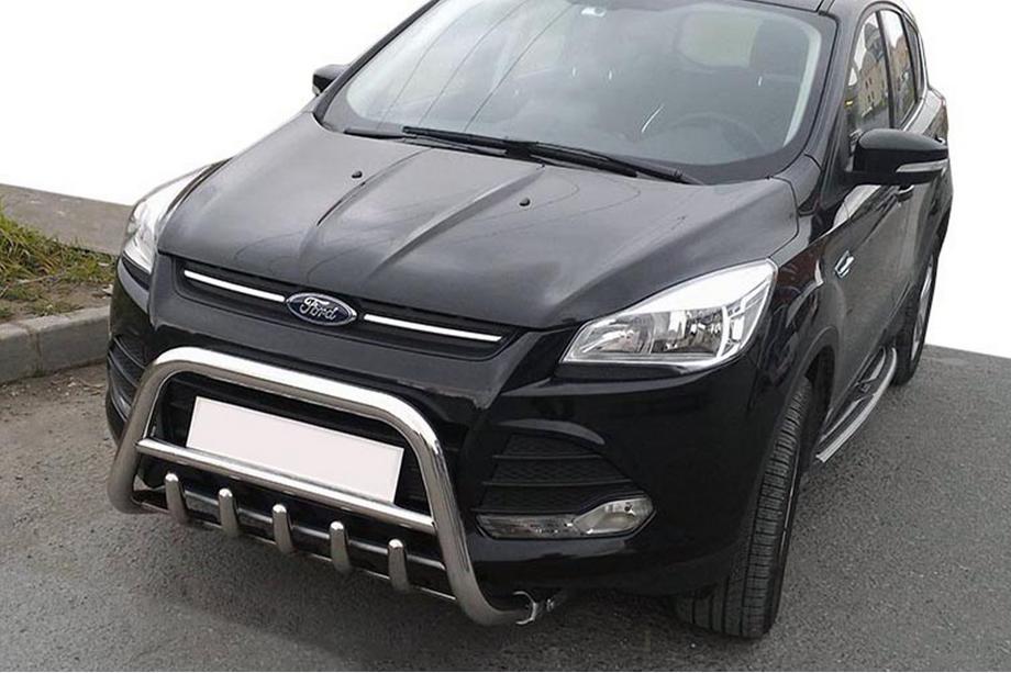 Ford Kuga/Escape 2013-2019 рр. Кенгурятник WT003 (нерж.) Image