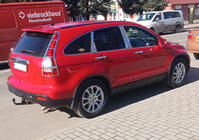 Honda CRV 2007-2011 рр. Молдинг дверних стійок (8 шт, нерж.) фото 8