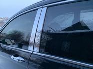 Honda CRV 2007-2011 рр. Молдинг дверних стійок (8 шт, нерж.) фото 4