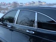 Honda CRV 2007-2011 рр. Молдинг дверних стійок (8 шт, нерж.) фото 3