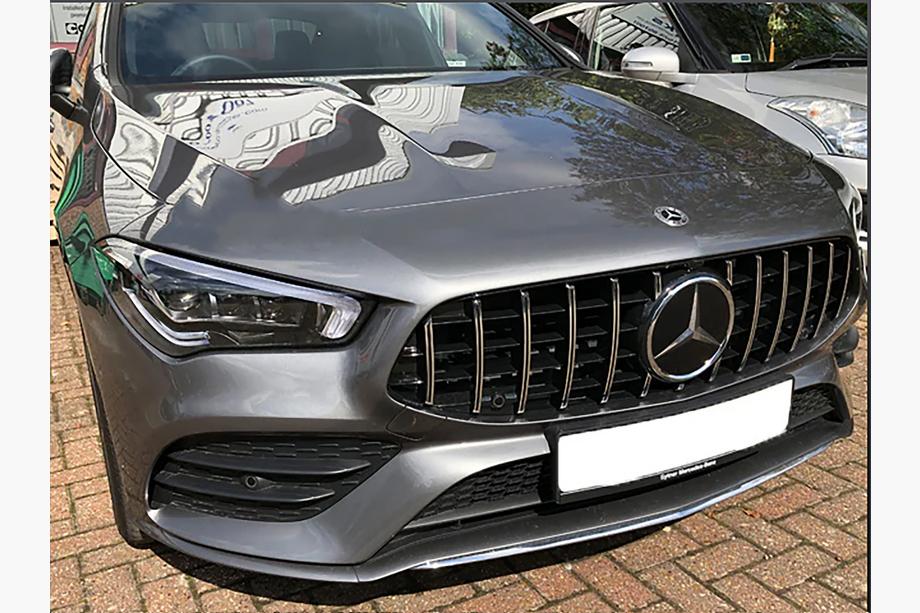 Mercedes CLA C118 2019- рр. Передня решітка Panamericana GT (для 2023-2025) Фото 4