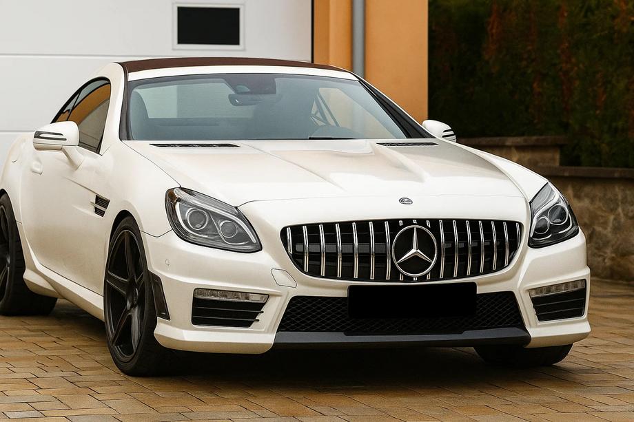 Mercedes SLK R172 2011-2016 рр. Передня решітка GT Panamericana Фото 1