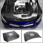 Mercedes C-class W205 2014-2021 рр. Капот V2 (Карбон) фото 1