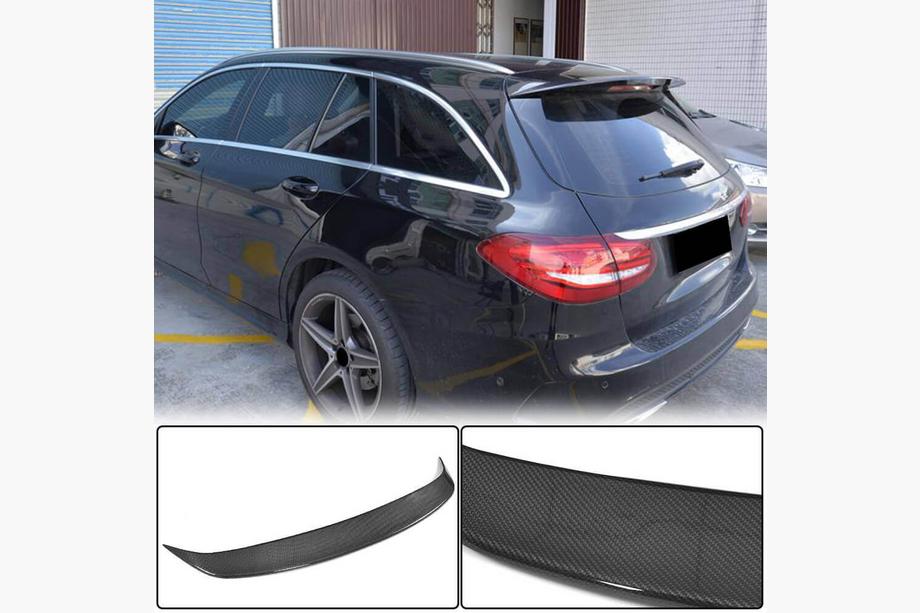 Mercedes C-class W205 2014-2021 рр. Спойлер (для Base/AMG-Line SW 2015-2019, Карбон) Фото 1