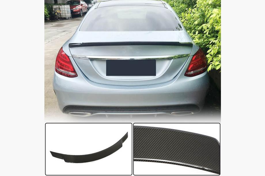 Mercedes C-class W205 2014-2021 рр. Спойлер V8 (для SD 2015-2021, Карбон) Image