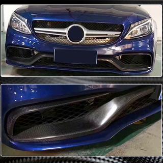 Накладки на протитуманки (для С63 AMG 2015-2019, Карбон) фото 3