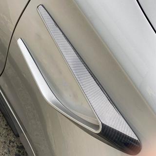 Накладки на передні крила (для купе/кабріолет C63 AMG 2015-2019, Карбон) Mercedes C-сlass W205 2014-2021 рр. фото 3