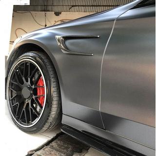 Накладки на передні крила (для купе/кабріолет C63 AMG 2015-2019, Карбон) Mercedes C-сlass W205 2014-2021 рр. фото 4