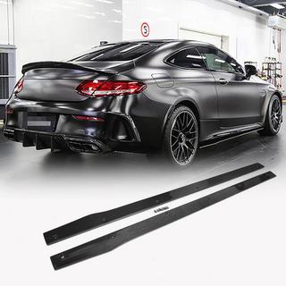 Бокові пороги V1 (для C43/C63 AMG 2015-2019, Карбон) фото 2