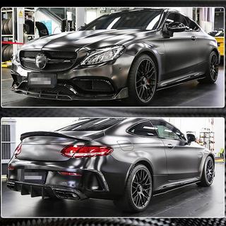 Бокові пороги V1 (для C43/C63 AMG 2015-2019, Карбон) фото 4