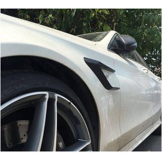 Накладки на передні крила (для SD C63 AMG 2015-2019, Карбон) Mercedes C-сlass W205 2014-2021 рр. фото 3