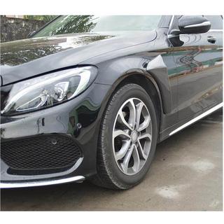 Накладки на передні крила (для SD AMG-Line 2015-2019, Карбон) Mercedes C-сlass W205 2014-2021 рр. фото 3