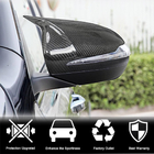 Mercedes C-class W205 2014-2021 рр. Кришки дзеркал V3 (Карбон) фото 3