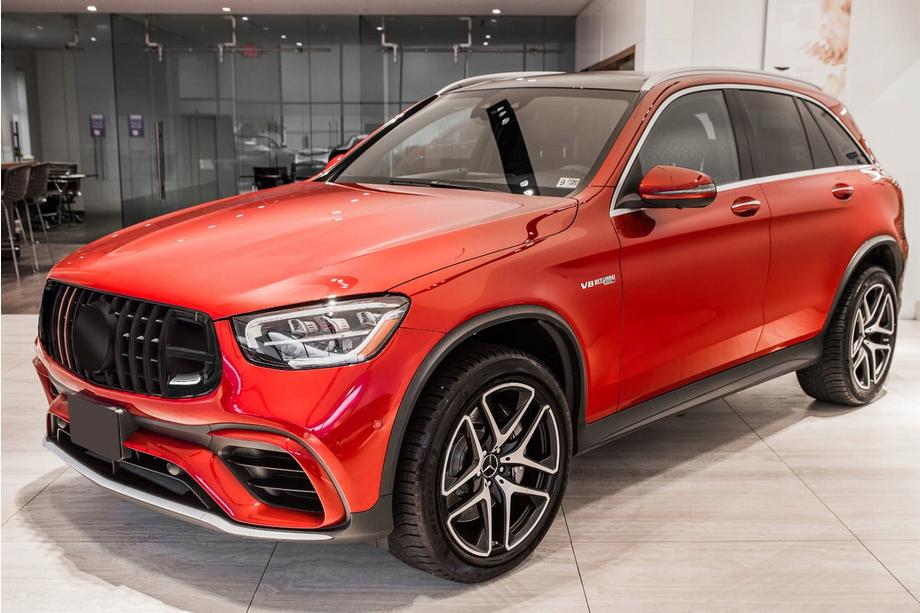 Mercedes GLC X253 2015-2022 рр. Передня решітка Rocket (для GLC 43 AMG/GLC 63 AMG/AMG-Line 2019-2022) Фото 9