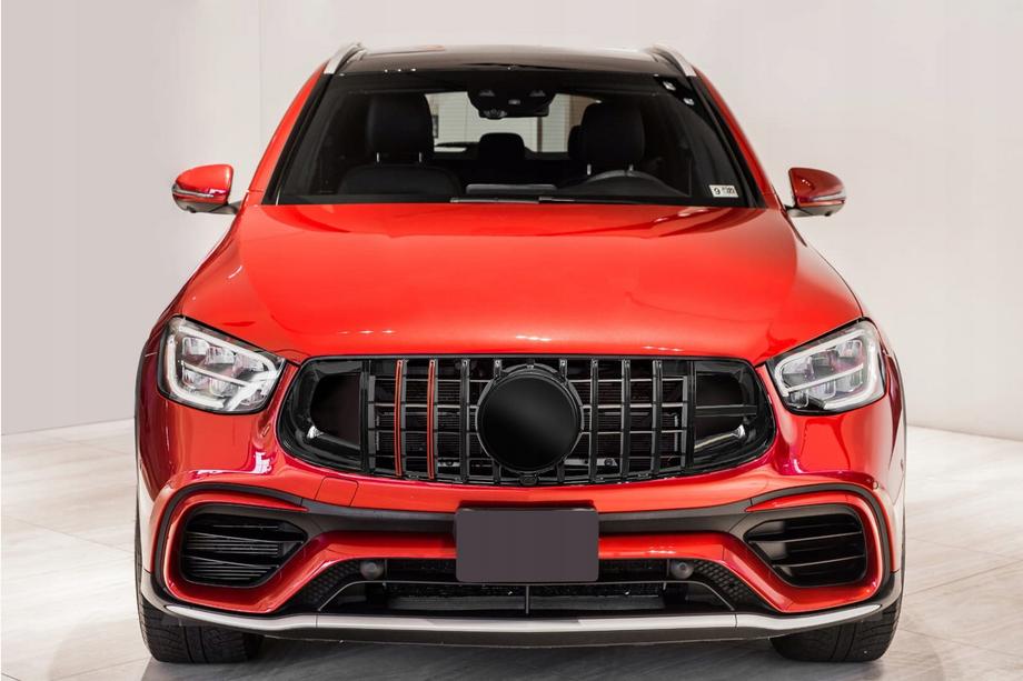 Mercedes GLC X253 2015-2022 рр. Передня решітка Rocket (для GLC 43 AMG/GLC 63 AMG/AMG-Line 2019-2022) Фото 2