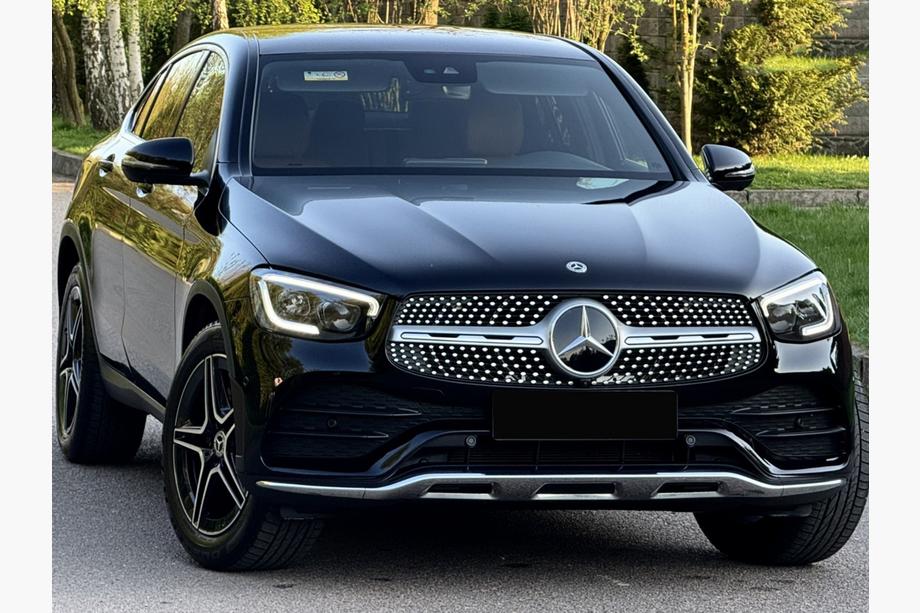Mercedes GLC X253 2015-2022 рр. Передня решітка Diamond Silver (для GLC 43 AMG/GLC 63 AMG/AMG-Line 2019-2022) Image