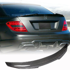 Mercedes C-class W204 2007-2015 рр. Спойлер SD V5 (Карбон) фото 1
