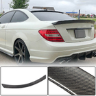 Mercedes C-class W204 2007-2015 рр. Спойлер Coupe (Карбон) фото 2