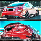 Mercedes C-class W204 2007-2015 рр. Спойлер Coupe (Карбон) фото 4