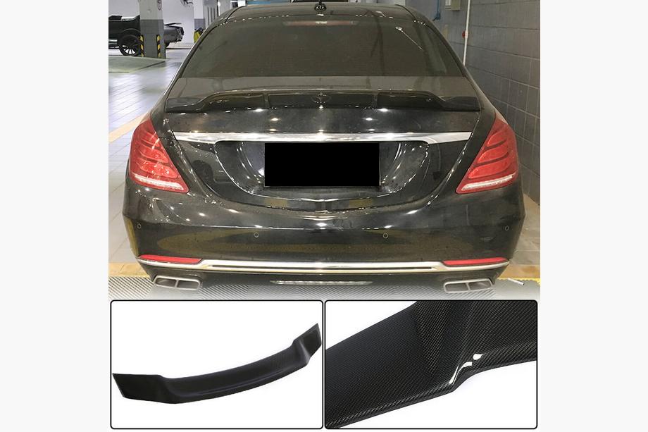 Mercedes S-сlass W222 2013-2022 рр. Спойлер V3 (Карбон) Image