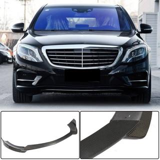 Накладка на передній бампер Lip (для AMG-Line 2014-2017, Карбон) фото 1