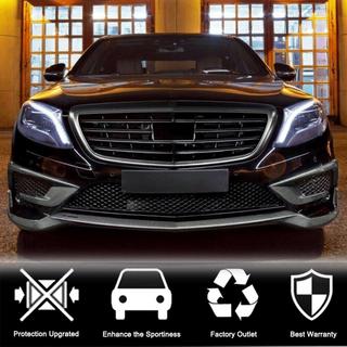 Накладка на передній бампер Lip (для S63 AMG 2014-2017, Карбон) фото 2