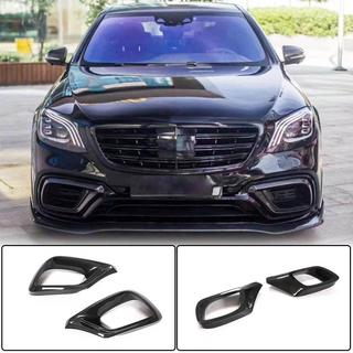 Карбонові вставки передній бампер (для AMG 2018-2021) фото 1