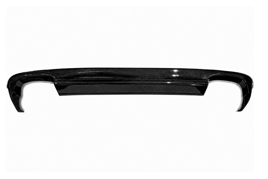 Mercedes E-class W212 2009-2016 рр. Дифузор заднього бампера (для Base SD 2010-2013, Карбон) Фото 2