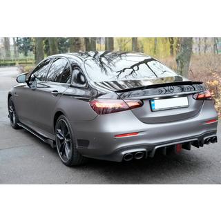 Дифузор заднього бампера (для E63 AMG 2020-2023, Карбон) фото 1