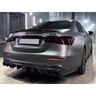 Дифузор заднього бампера (для E63 AMG 2020-2023, Карбон) фото 1