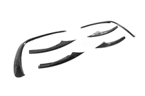 Mercedes E-сlass W213 2016-2023 рр. Накладки на передній бампер (для AMG-Line 2020+, Сухий карбон) фото 8