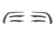 Mercedes E-сlass W213 2016-2023 рр. Накладки на передній бампер (для AMG-Line 2020+, Сухий карбон) фото 14