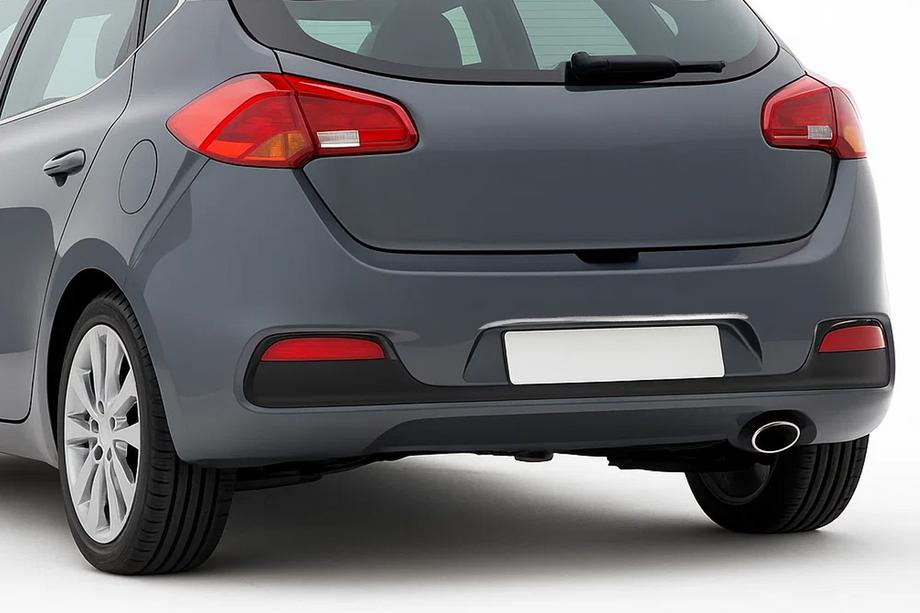 Kia Ceed 2012-2018 рр. Планка над номером для HB (нерж.) Image