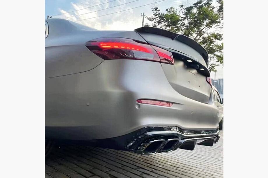 Mercedes E-class W213 2016-2023 рр. Спойлер V7 (Карбон) Фото 4