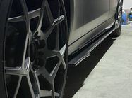 Mercedes E-сlass W213 2016-2023 рр. Бокові пороги (2016-2019, Карбон) фото 1