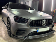 Mercedes E-сlass W213 2016-2023 рр. Бокові пороги (2016-2019, Карбон) фото 19